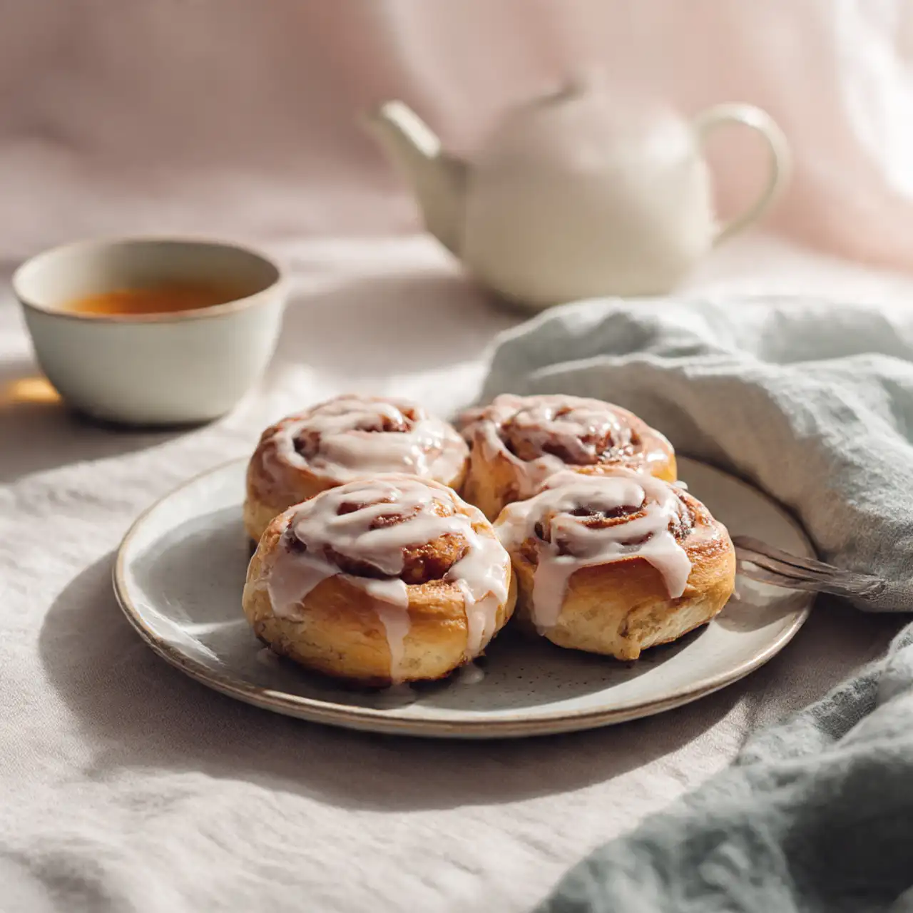 Zoete cinnamon rolls uit de airfryer