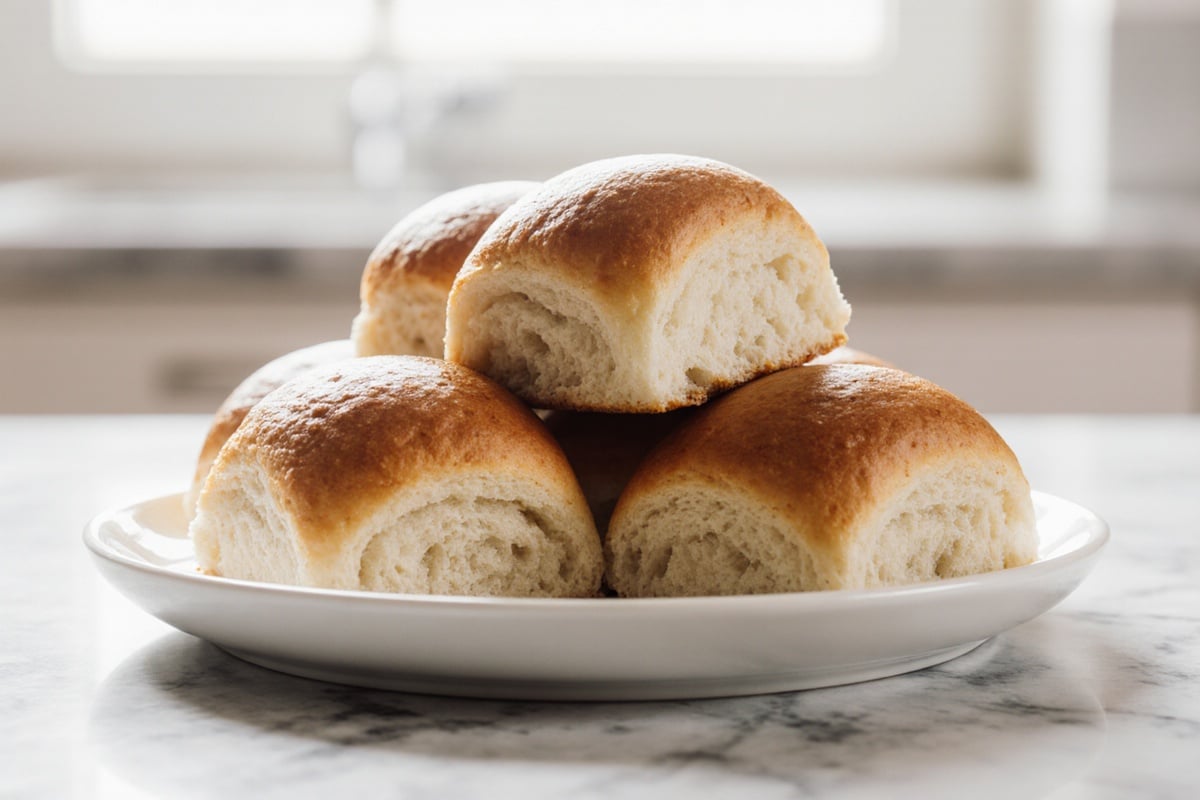 bulki poznanskie z air fryer chrupiaco podawane