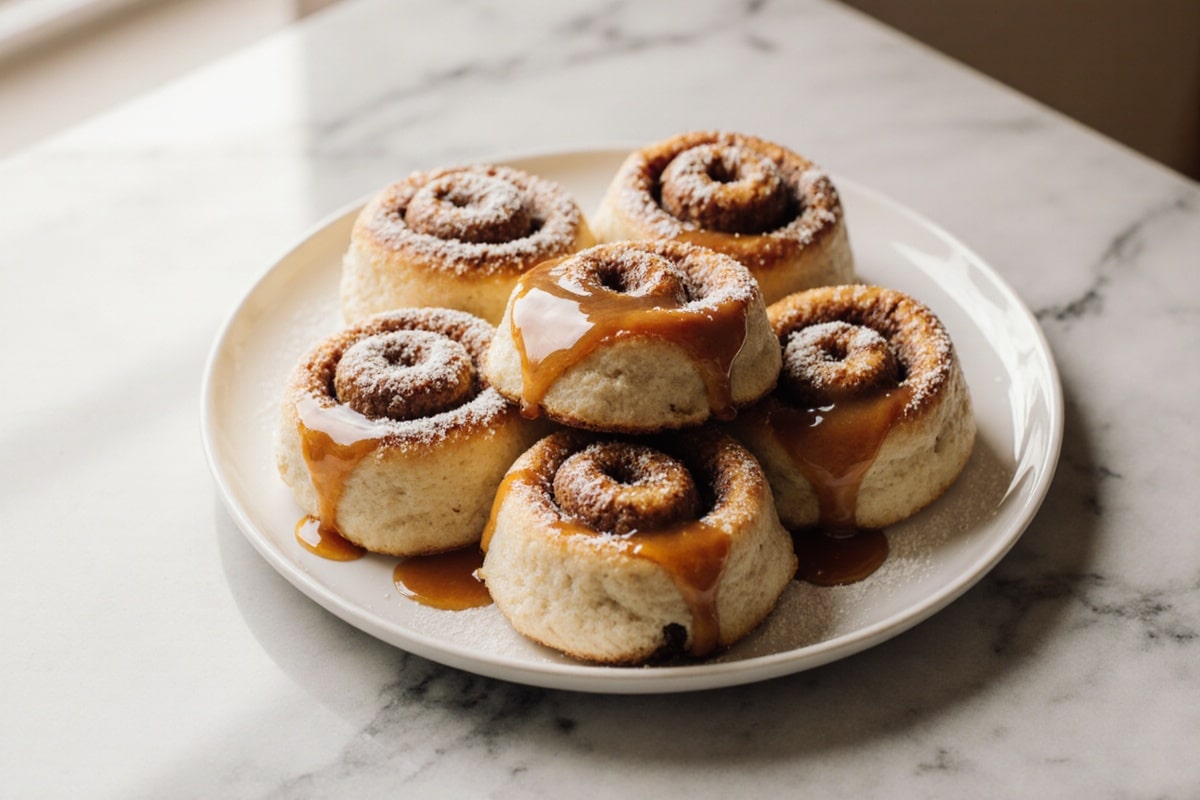 cynamonki air fryer chrupiąco podawane