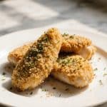 poledwiczki z kurczaka panierowane w chipsach z air fryer