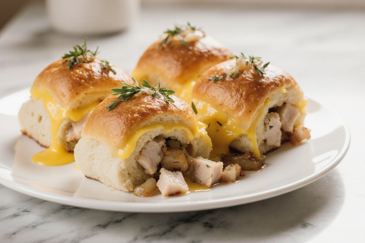 sniadaniowe nadziewane kajzerki z air fryer