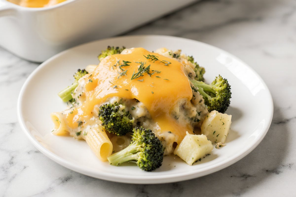 zapiekanka serowo brokulowa z air fryer