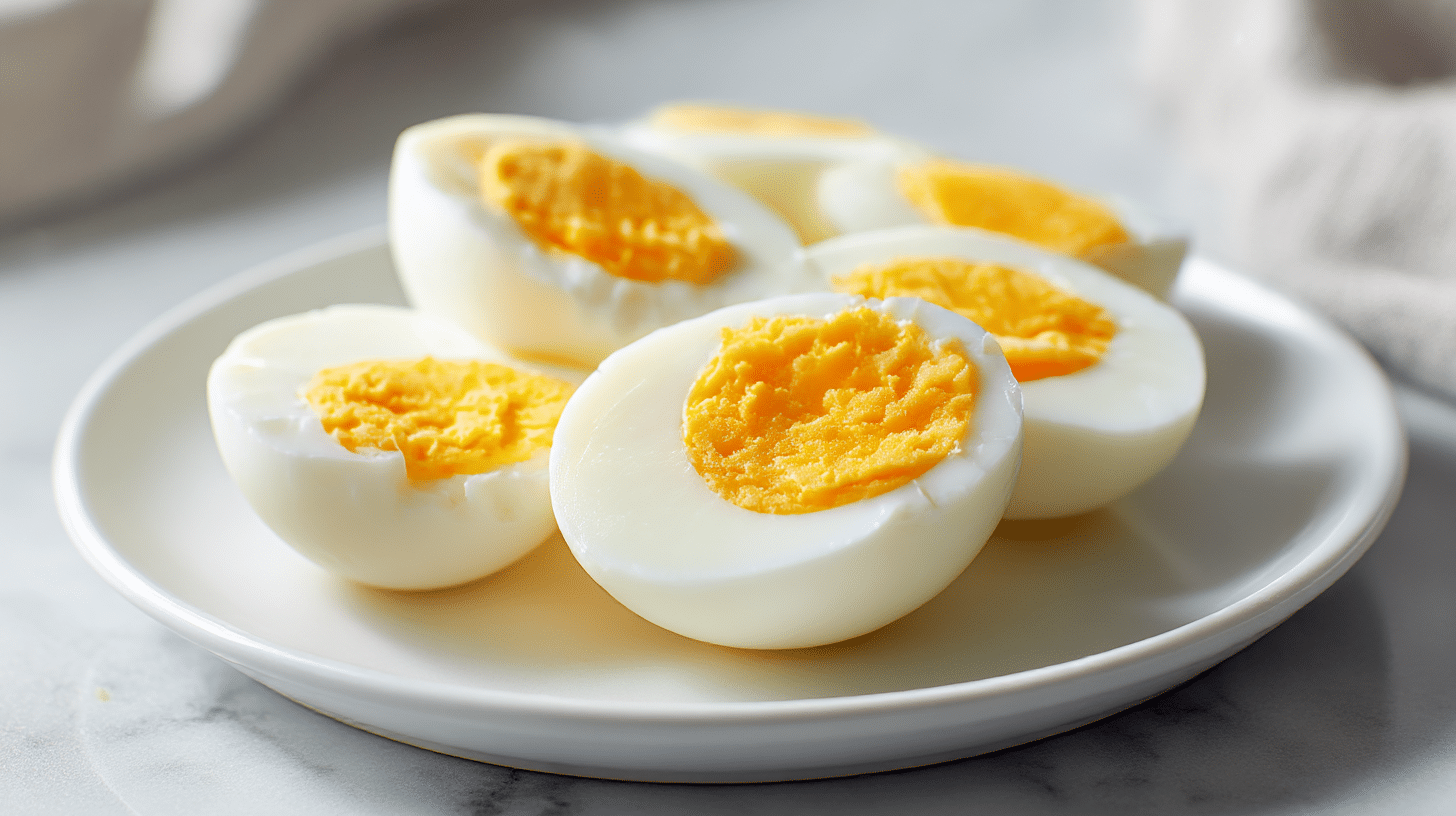 jajka na twardo z air fryera gotowane na perfekcję