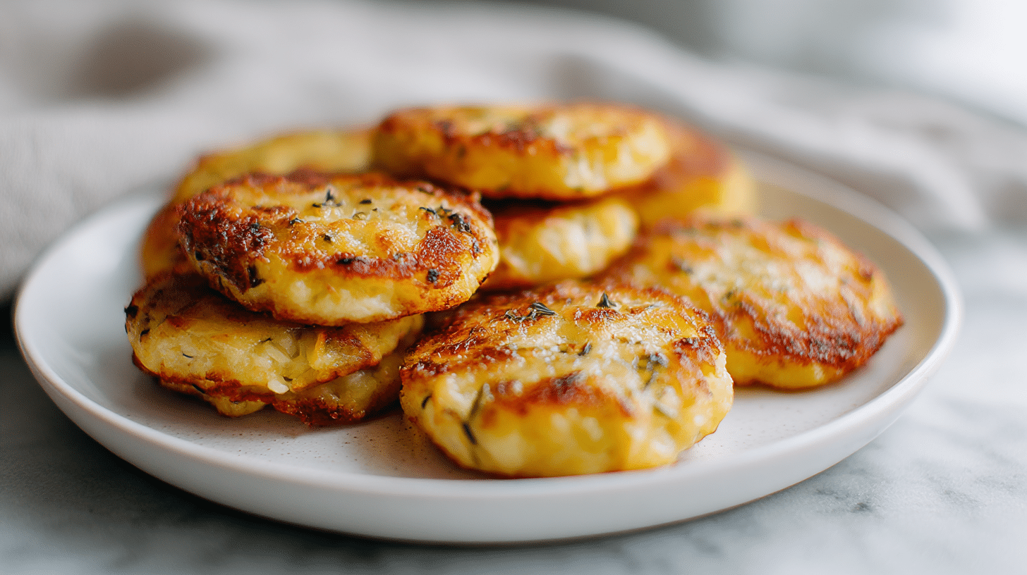 kotleciki ryzowe z air fryer w połączeniu z sosem