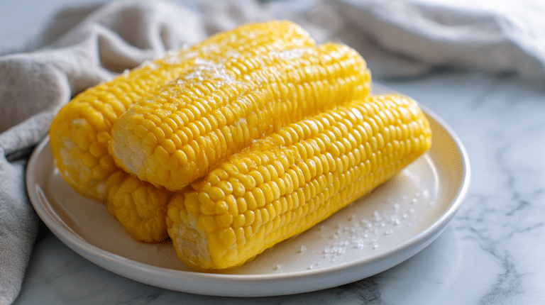 Kukurydze z air fryera w apetycznym podaniu