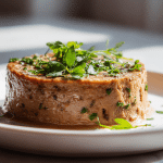 pyszny pasztet drobiowy z air fryer w pięknym podaniu