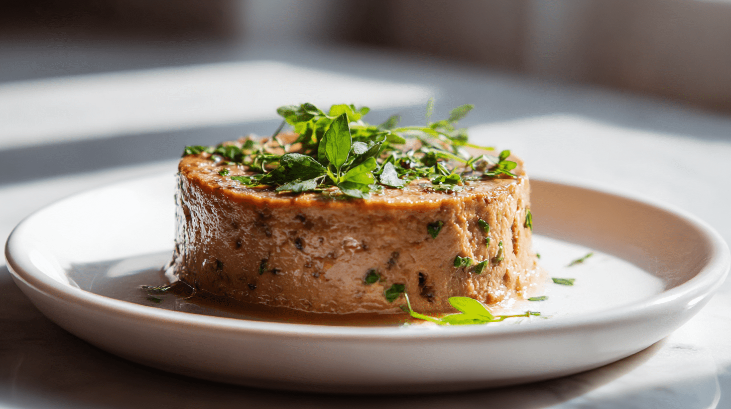 pyszny pasztet drobiowy z air fryer w pięknym podaniu