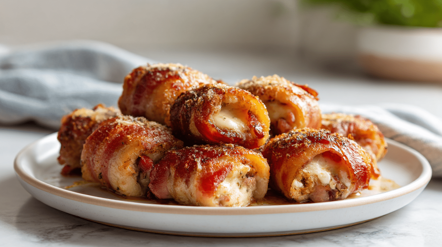 Przepis na roladki schabowe z mozzarella z air fryer