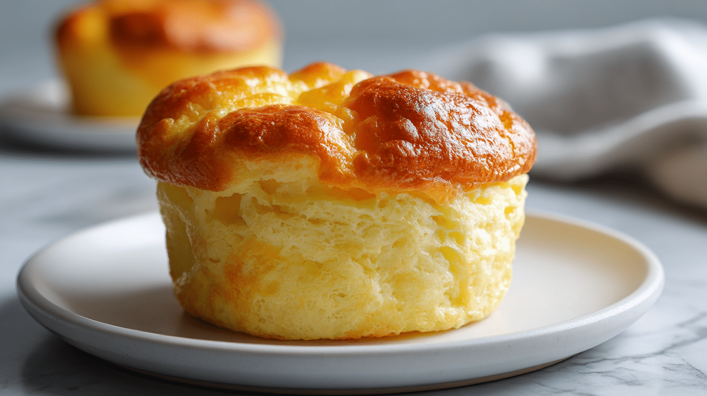 Pyszny suflet jajeczny z air fryer przygotowany w kuchni