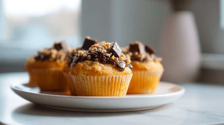 Pyszne babeczki z airfryer w kremowym nadzieniu