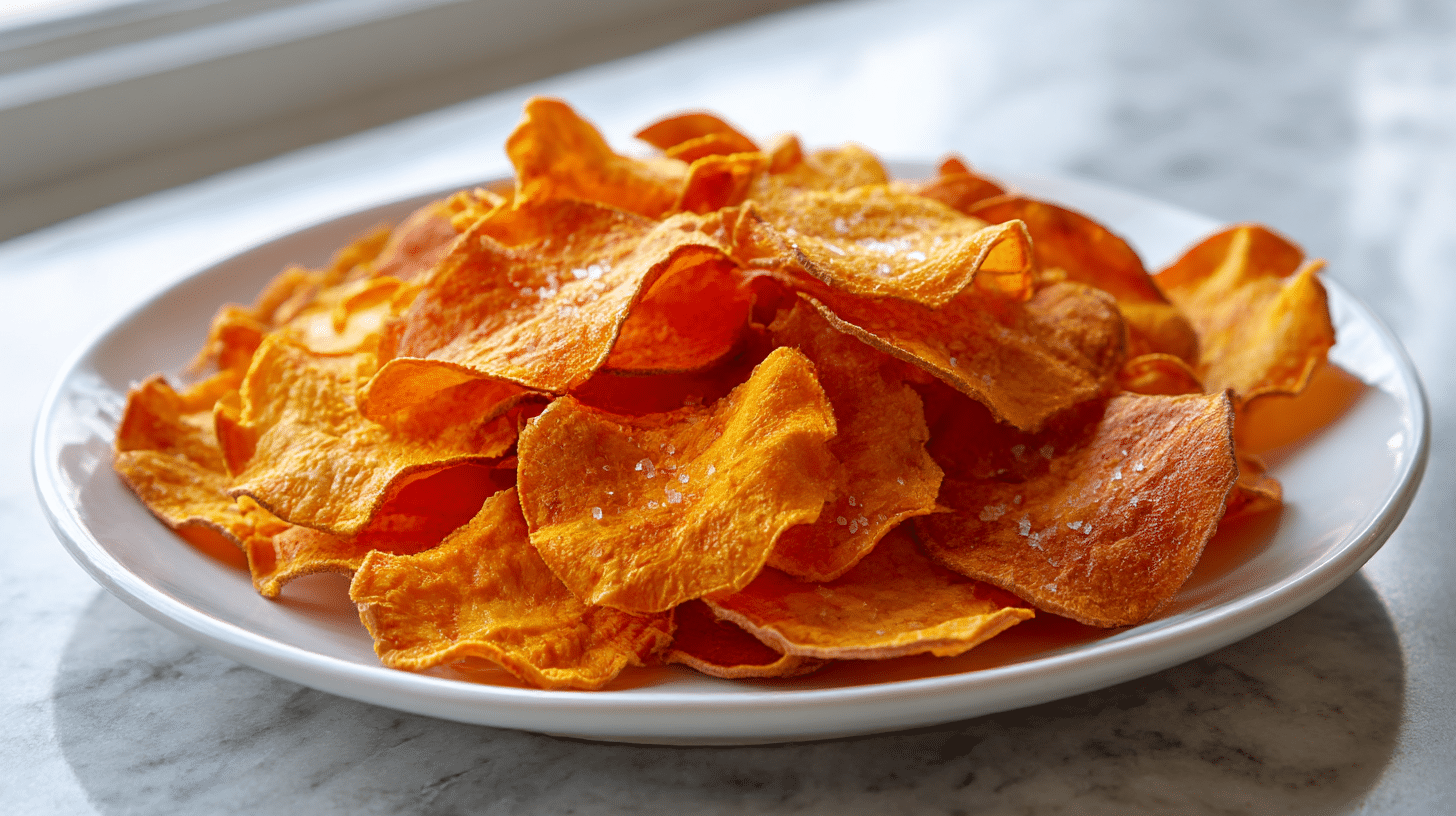chipsy z batatów w air fryer, zdrowa alternatywa dla tradycyjnych chipsów