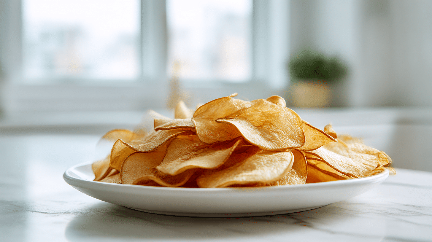 chipsy z jablek z air fryer – łatwy przepis na słodką przekąskę