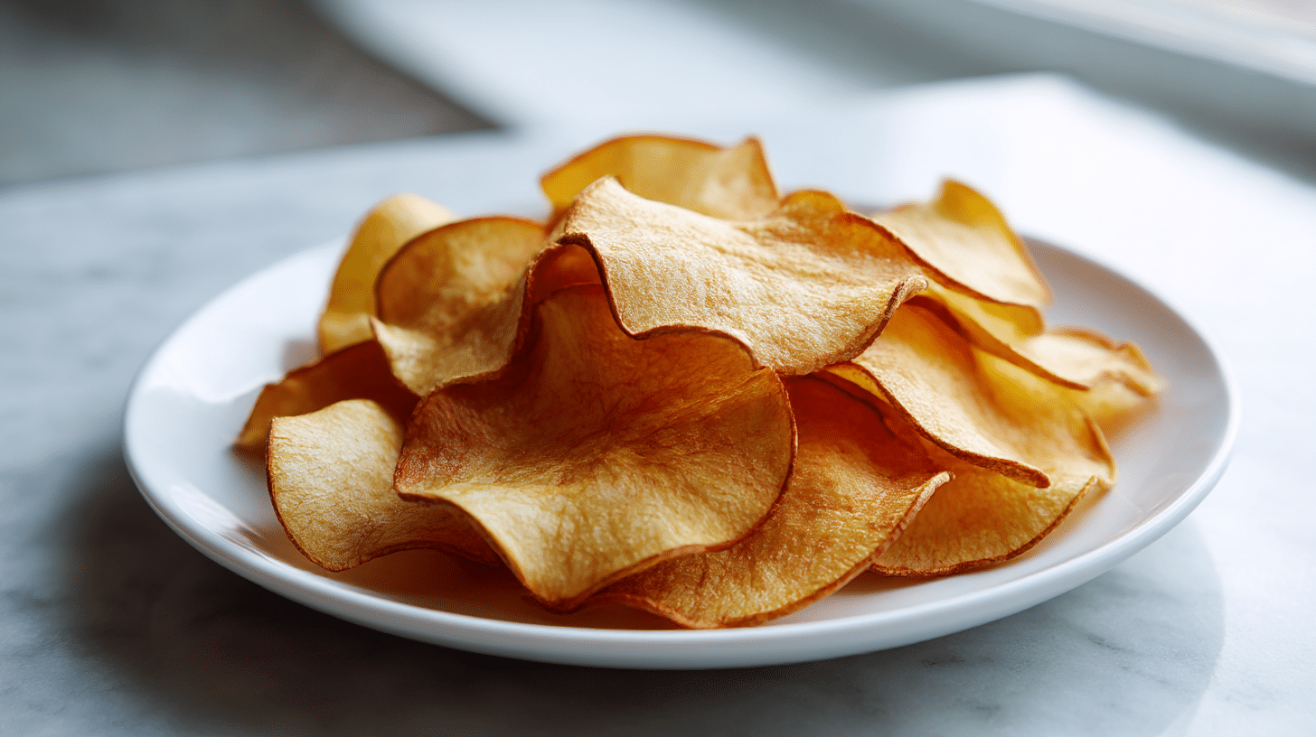 chipsy z jablek z air fryer – idealna zdrowa alternatywa
