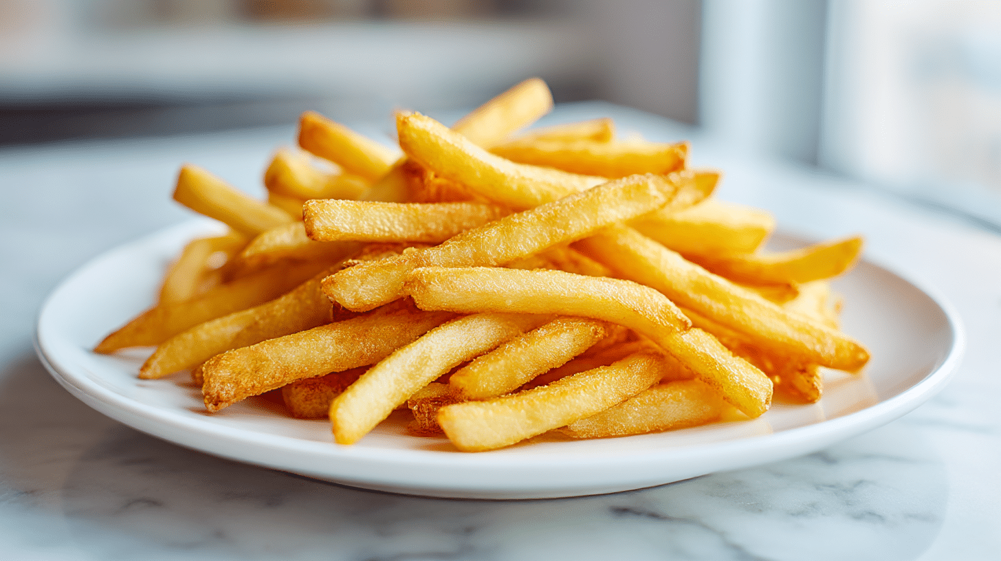 Frytki z airfryer, idealnie chrupiące i złociste