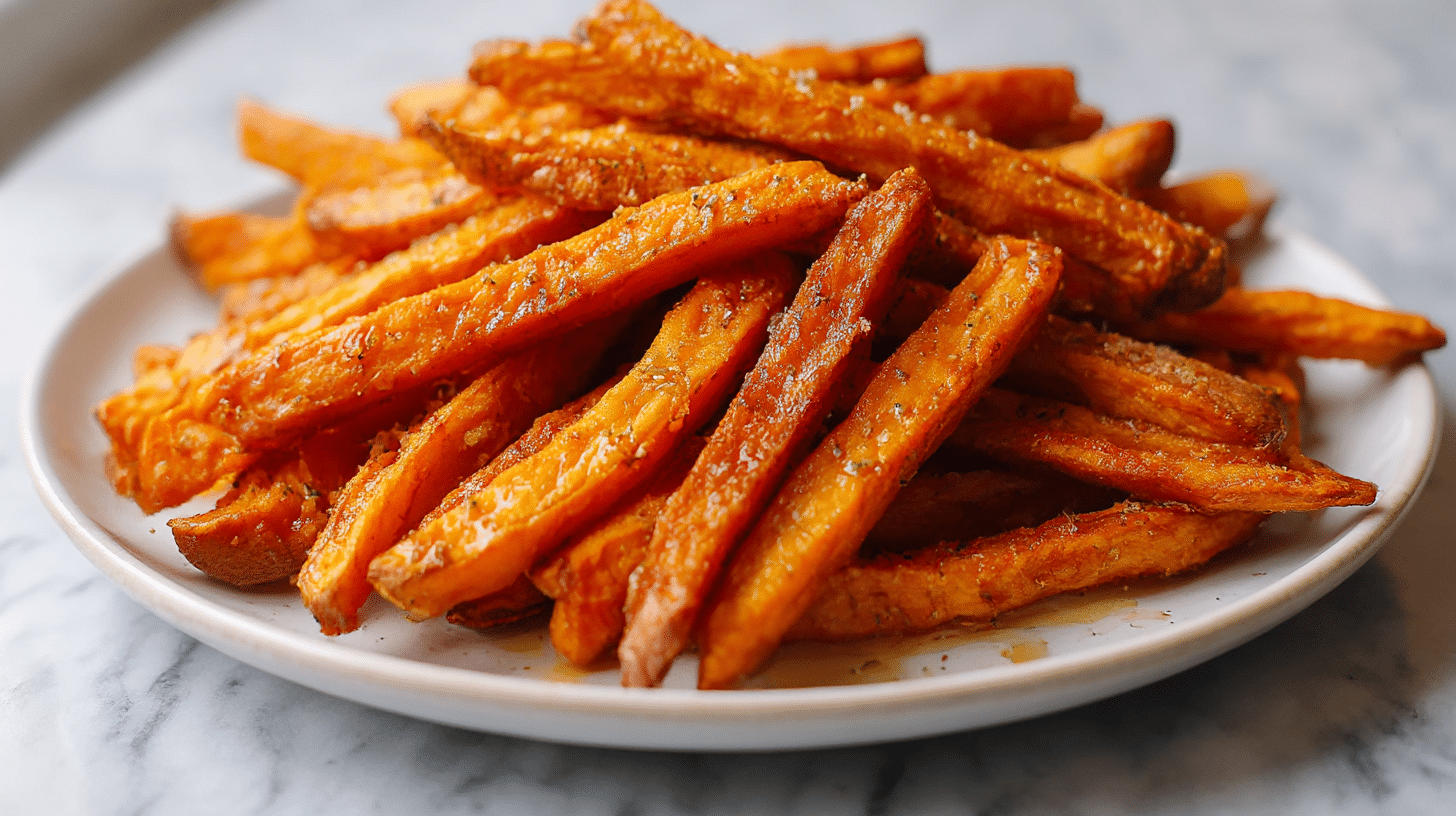 Pyszne frytki z batatów airfryer idealne na przekąskę