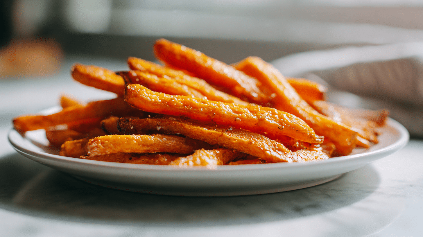 Frytki z batatów przygotowane w airfryer dla całej rodziny