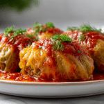 golabki bez zawijania z air fryer w apetycznym ujęciu