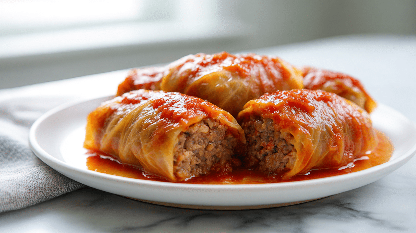 golabki bez zawijania z air fryer w apetycznym zestawieniu