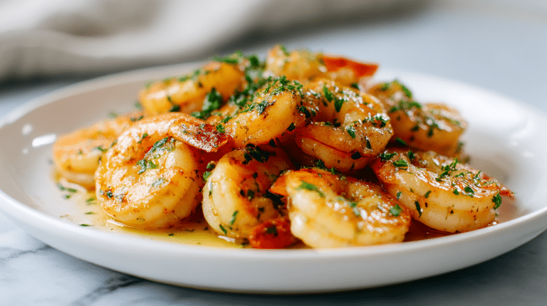 Krewetki z airfryer przygotowane na złoto