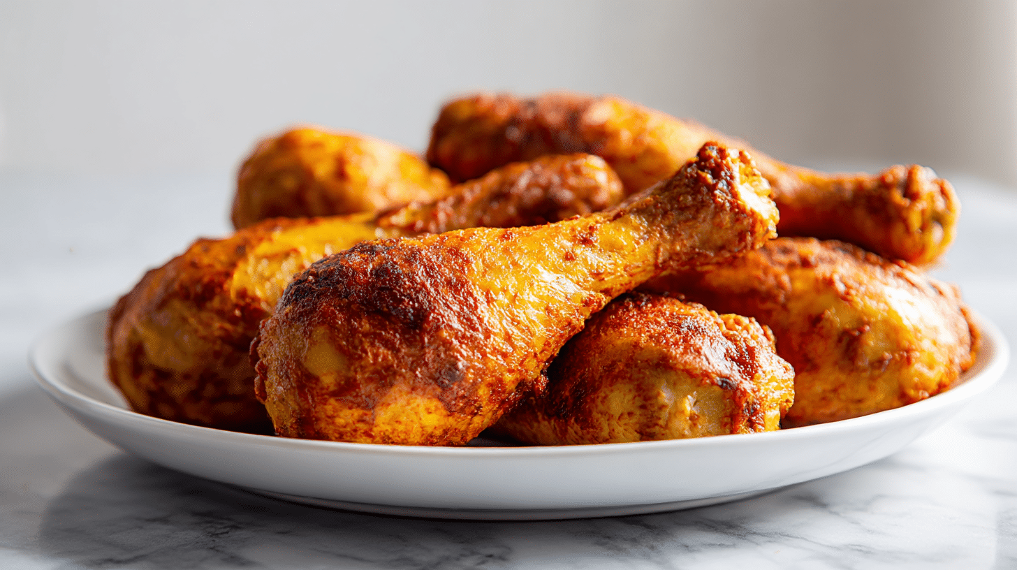 kurczaka tandoori z air fryer przygotowany z przyprawami