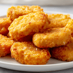 Pyszne nuggetsy airfryer na talerzu