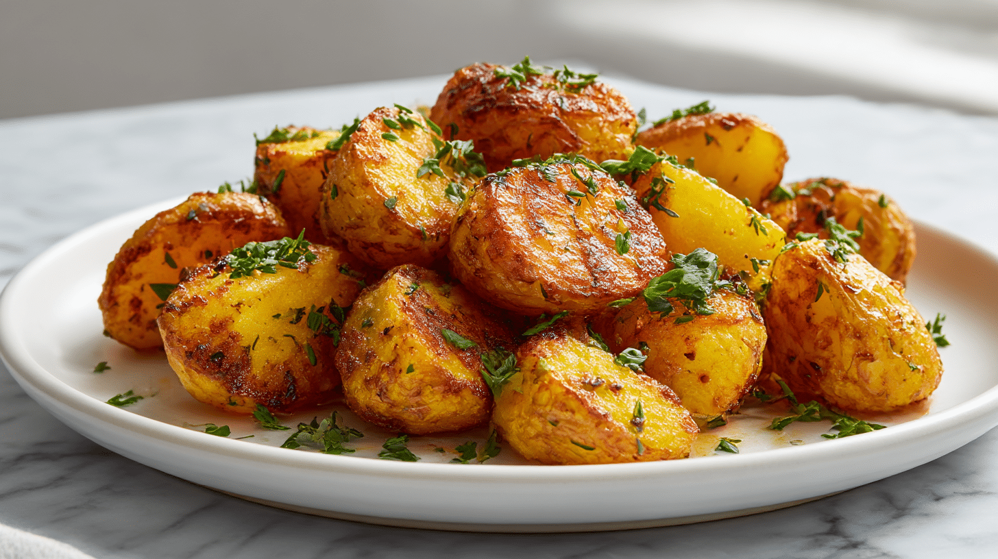 Sycące pieczone ziemniaki airfryer z przyprawami