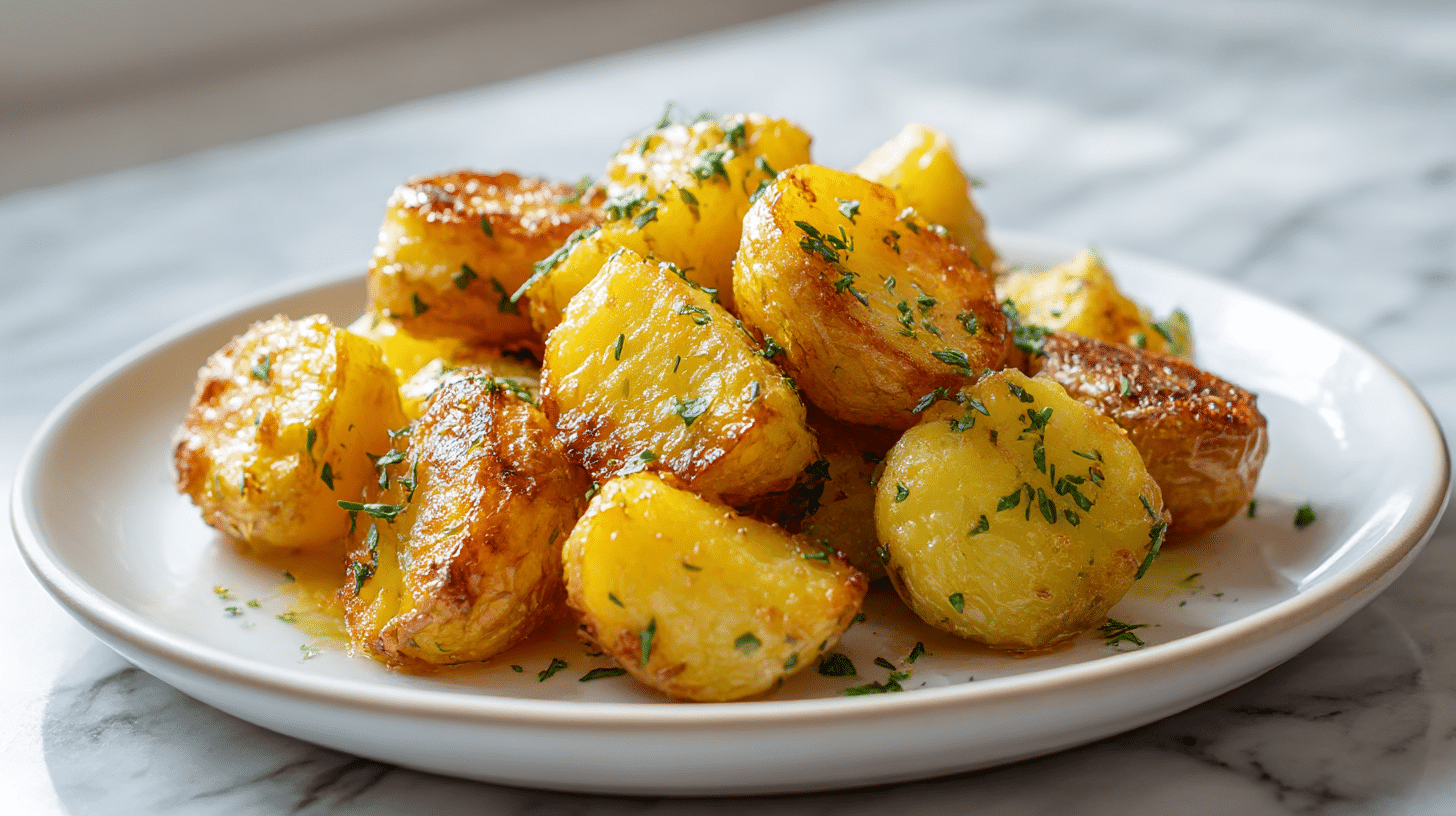 Chrupiące pieczone ziemniaki airfryer z ziołami