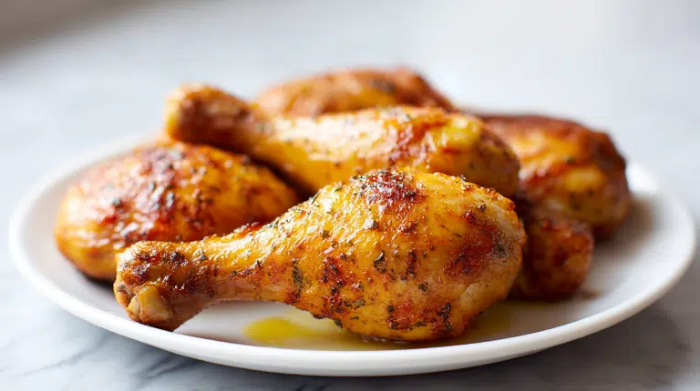 Soczyste podudzia z kurczaka airfryer przygotowane na złoto