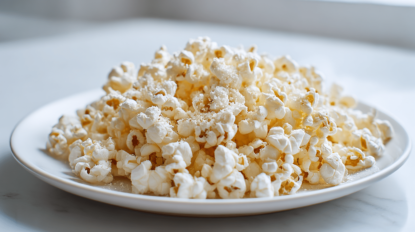 smaczny popcorn z air fryera