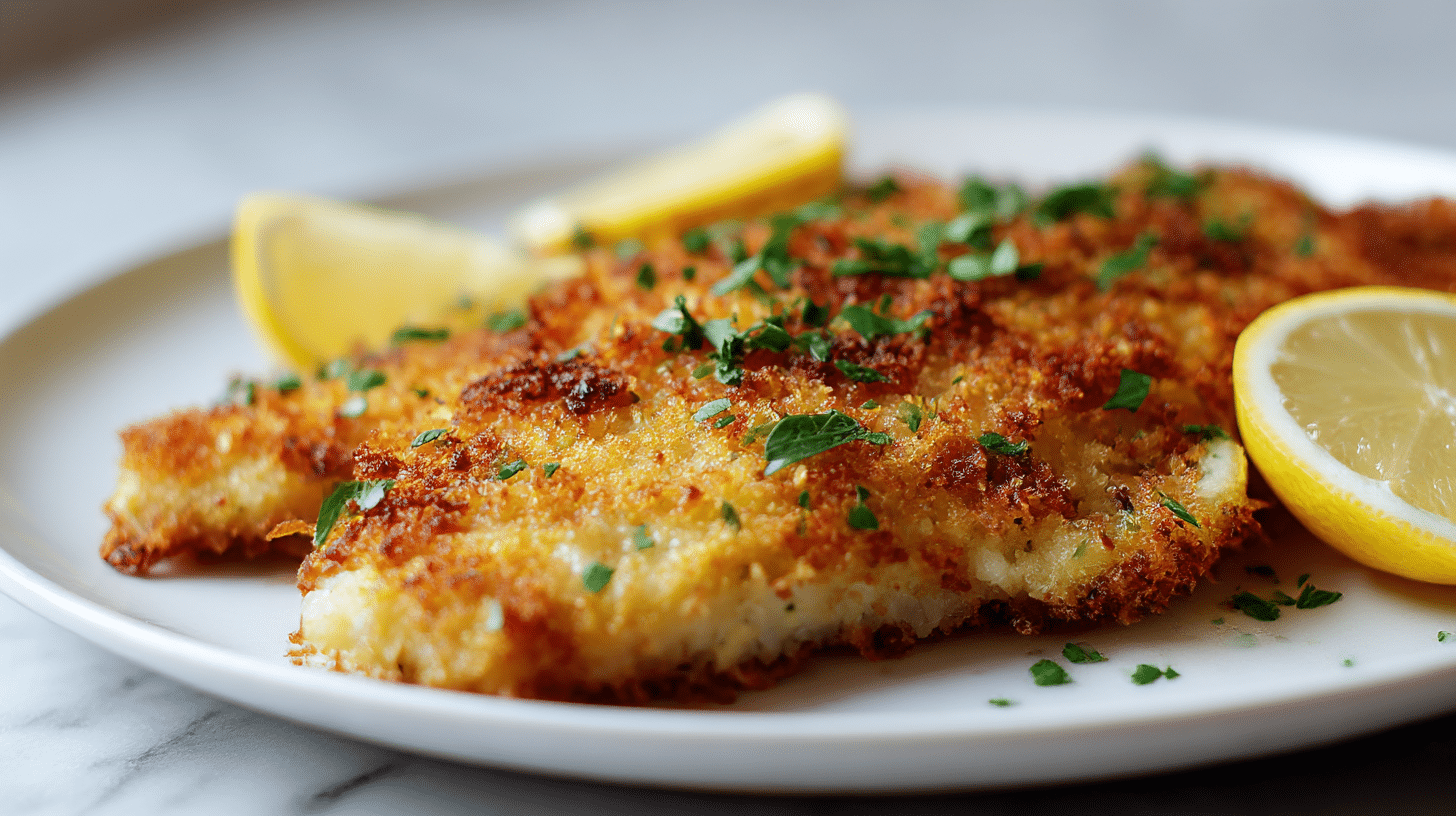 rybe z frytkownicy beztluszczowej podane z cytryną