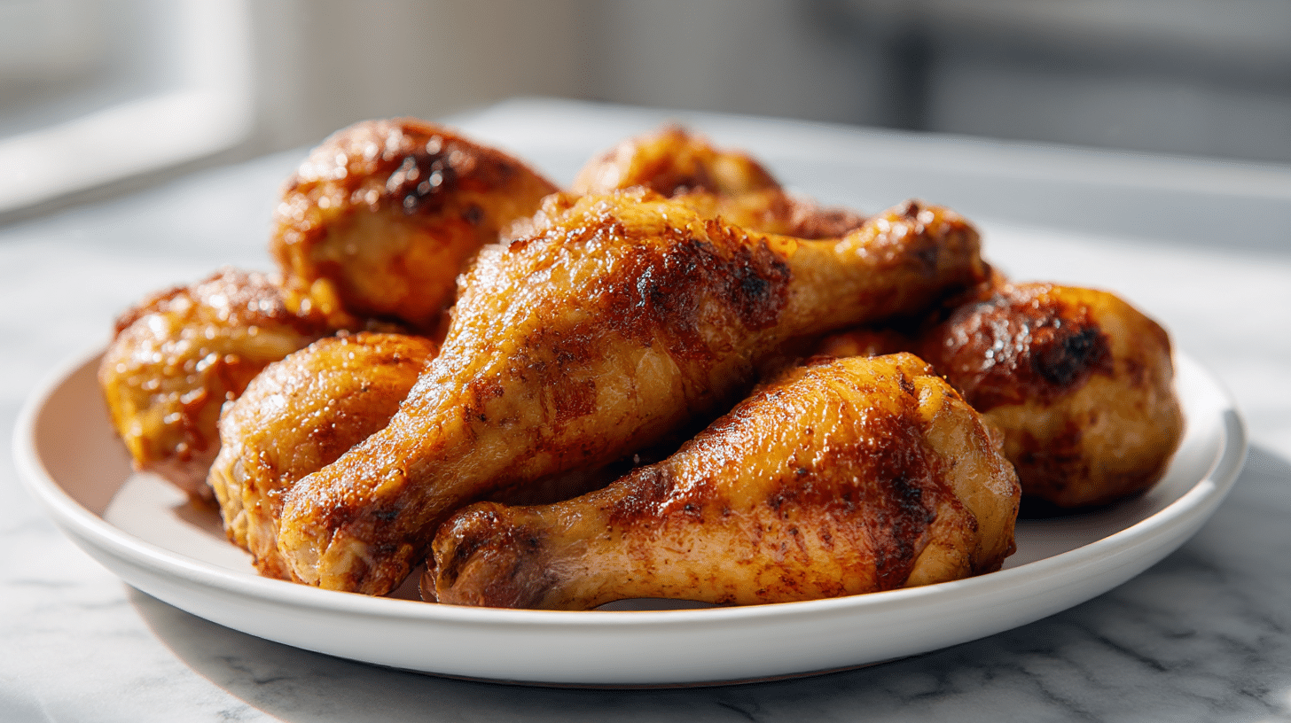 udka z airfryera serwowane na kolacji