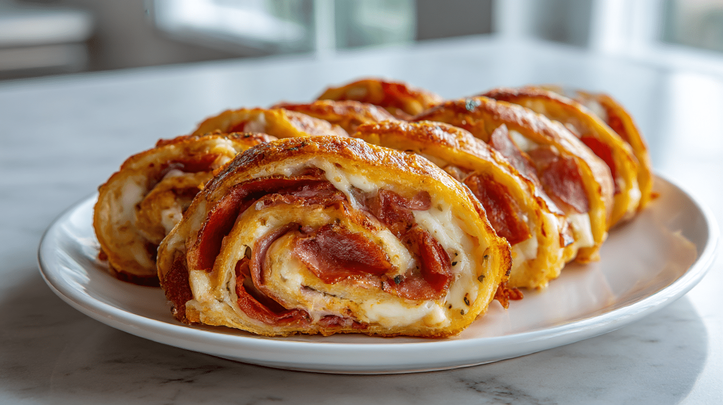 Zawijana pizze z air fryer, idealne na imprezy i spotkania.