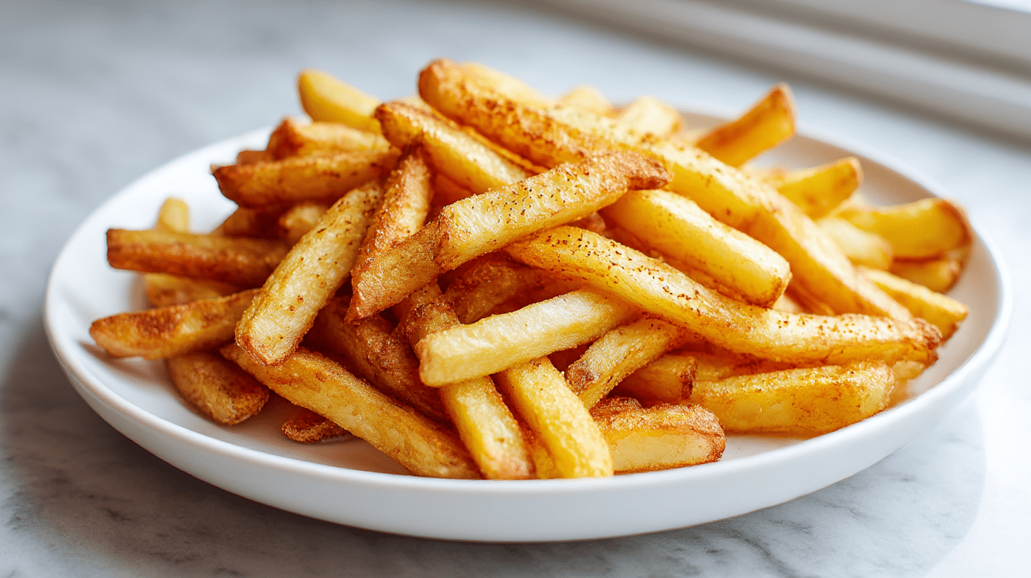 chrupiące airfryer chips z ziemniaków