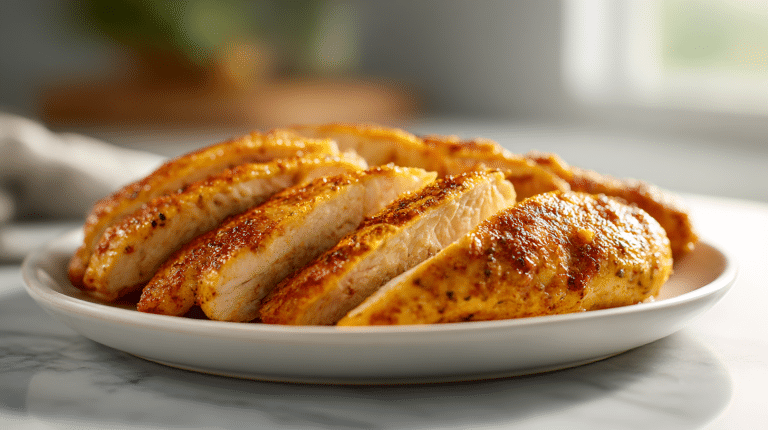 Przepis na airfryer filet z kurczaka w soczystej panierce.