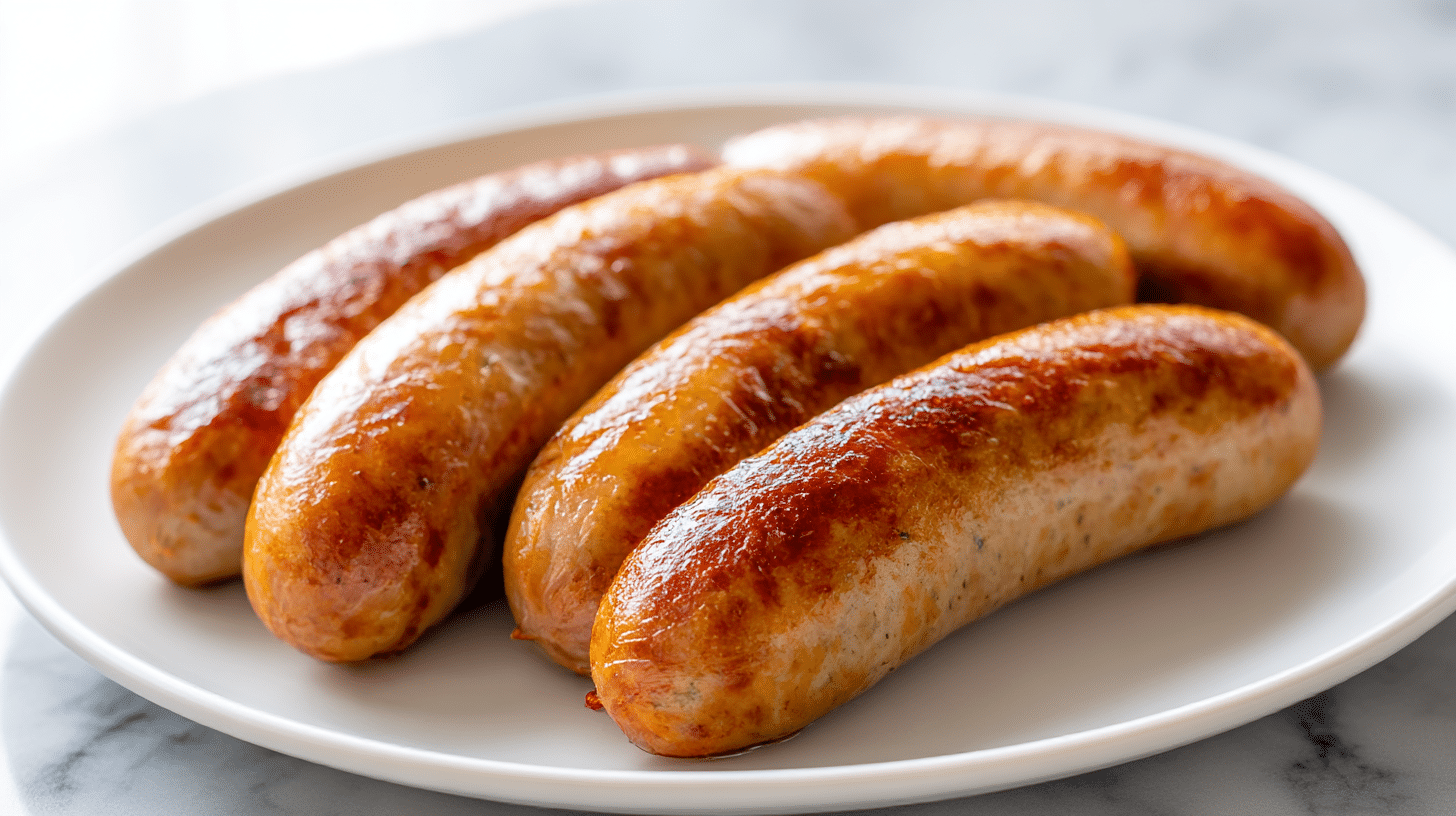 airfryer kielbaski gotowe do podania