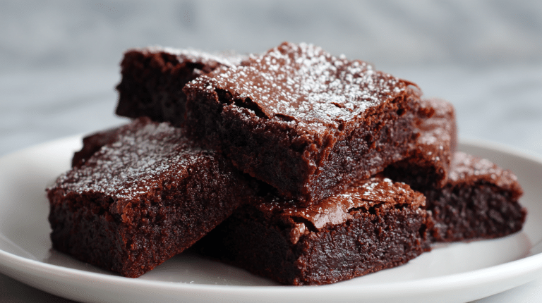 pyszne browni z air fryera gotowe do podania