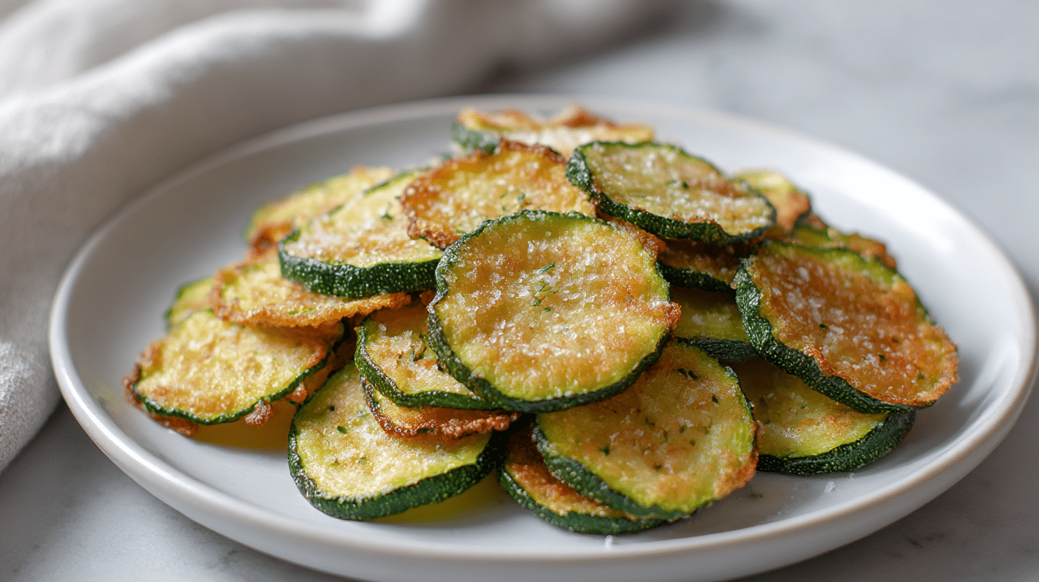 podane chips de abobrinha airfryer z sosem
