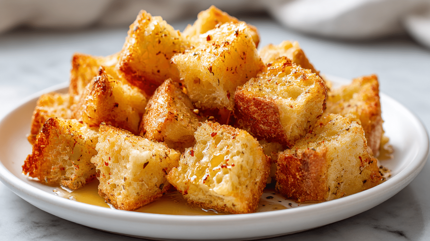 Czerstwa bulka air fryer z dodatkami