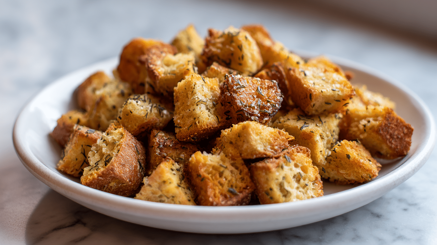 grzanki do zupy airfryer, idealne na każdą porę roku
