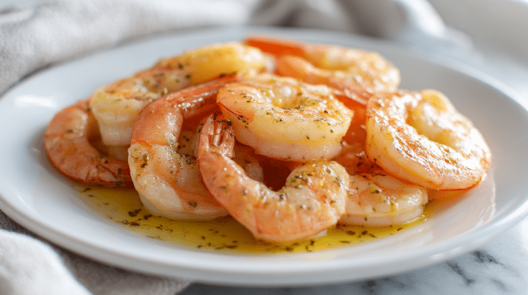 Krewetki z air fryera gotowane na złoto