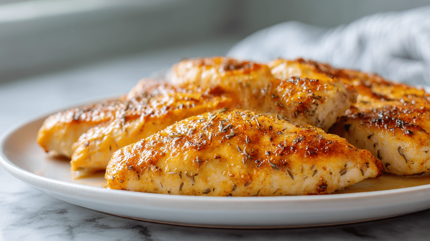 Piers w airfryer z oliwą i przyprawami