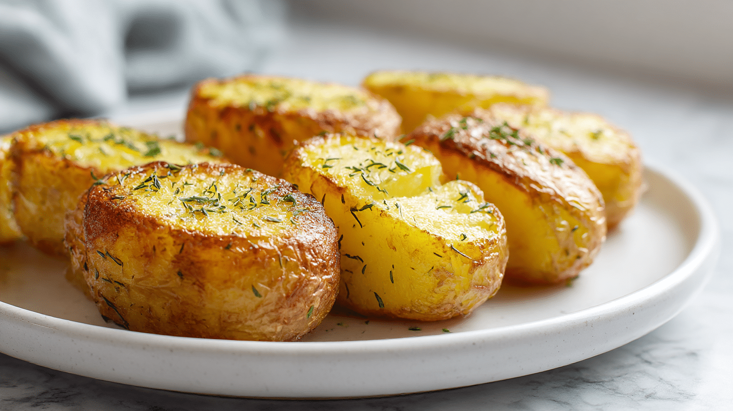 podpiekane ziemniaki airfryer z sosem