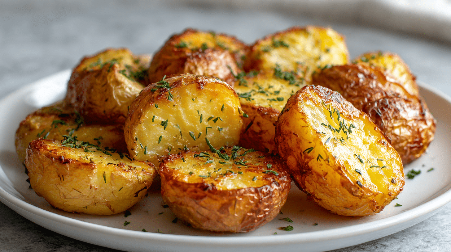podpiekane ziemniaki airfryer w chrupiącej skórce