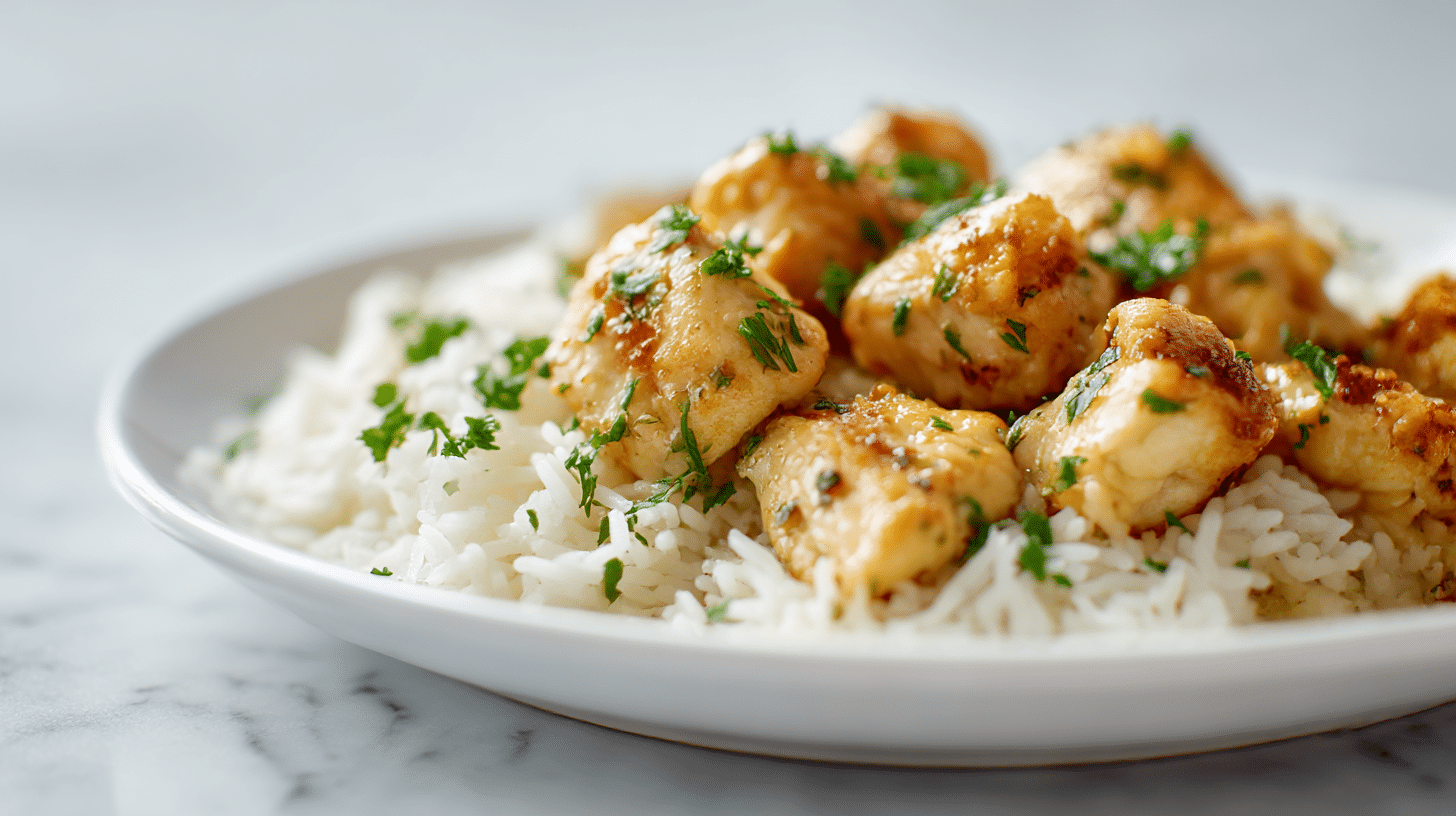 ryz z air fryer z dodatkiem pikantnych przypraw