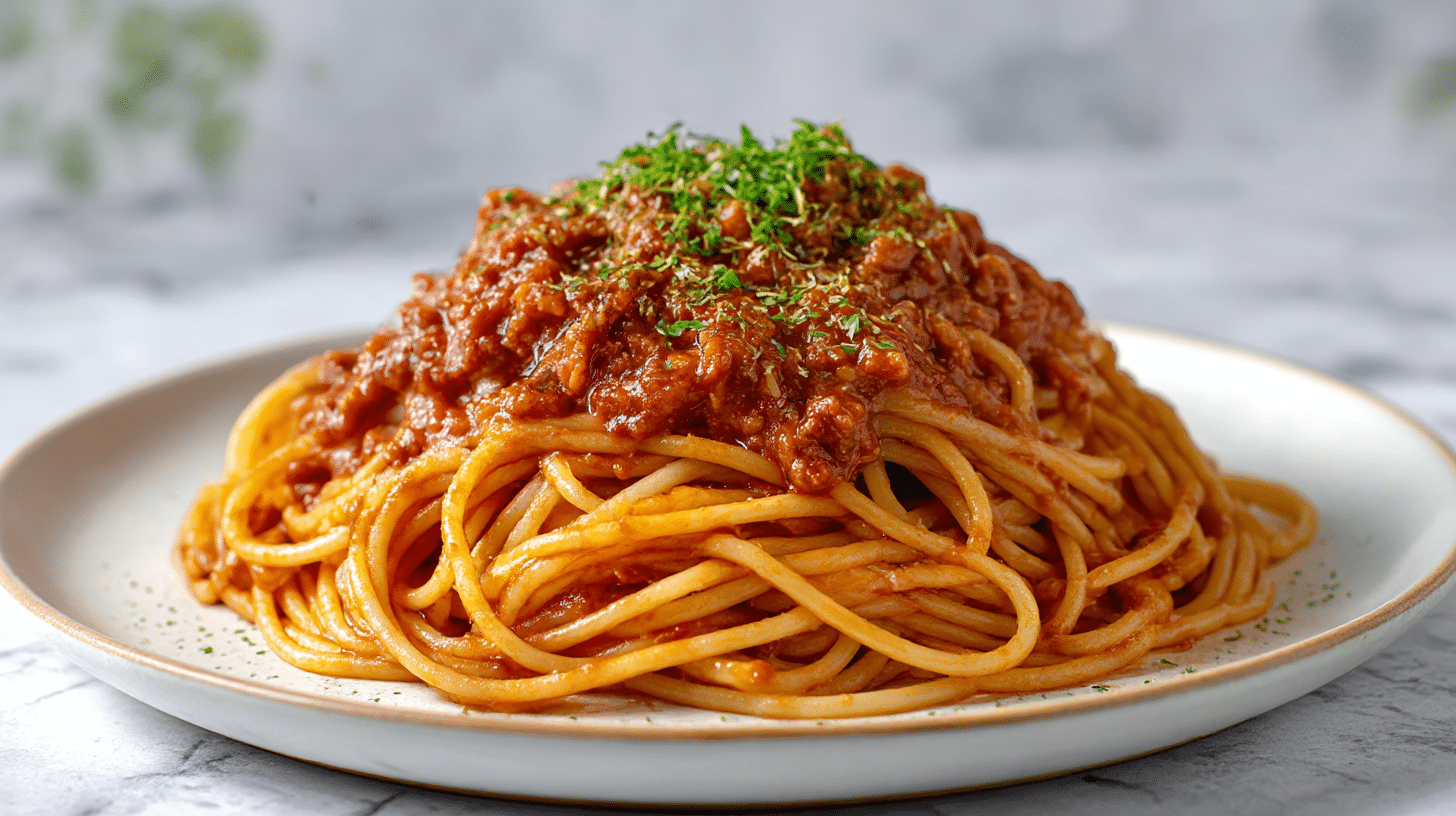 spaghetti bolognese air fryer gotowe do podania