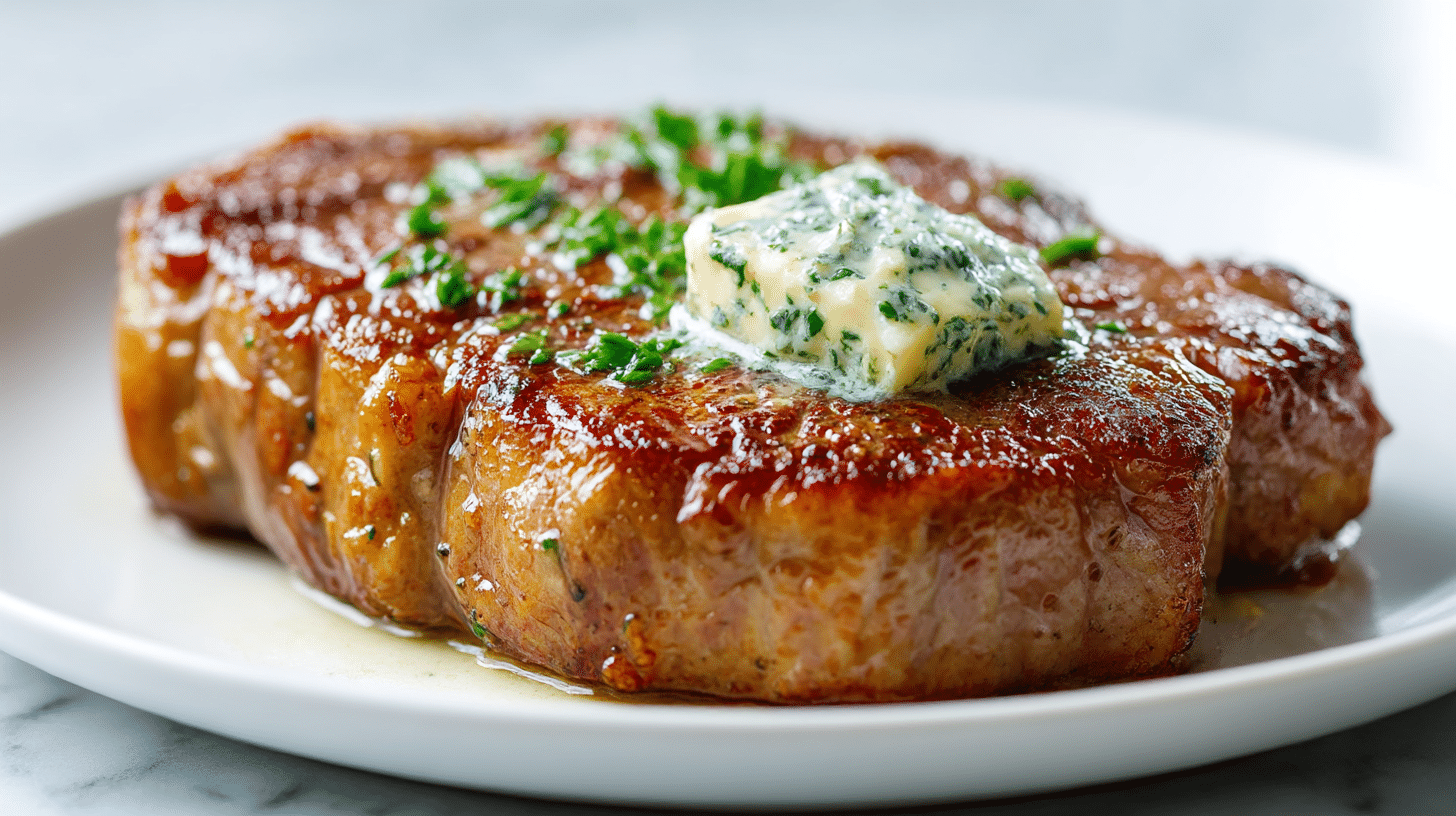 Nagranie stek w airfryerze na walentynki do idealnego dania.