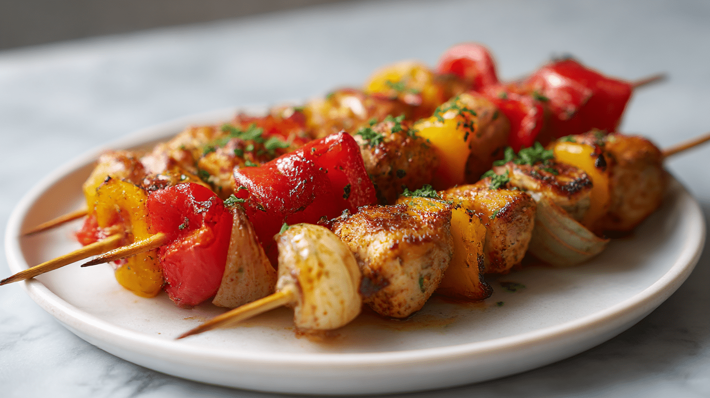 Szaszłyk z airfryer przygotowany z miłością.