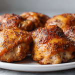 udka z air fryera na talerzu, idealne na obiad