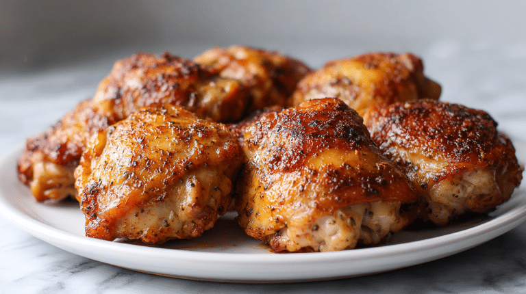 udka z air fryera na talerzu, idealne na obiad