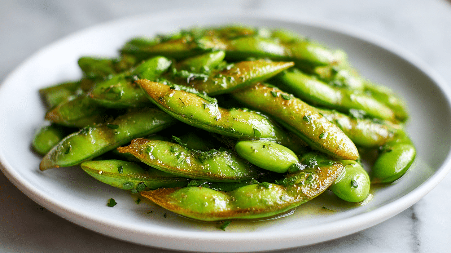 Bób z masłem air fryer – idealna przystawka w mgnieniu oka.